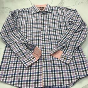 James Tattersall Multi Color Button‎ Down Dress Shirt. Size XL (42M)